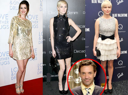 Anne Hathaway, Ashlee Simpson-Wentz, Michelle Williams, George Kotsiopoulos Anne Hathaway, Ashlee Simpson-Wentz, Michelle Williams, George Kotsiopoulos